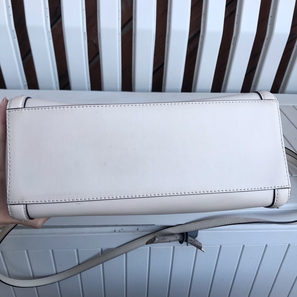 Kate Spade Cream Satchel Crossbody Purse - Picture 3 of 4